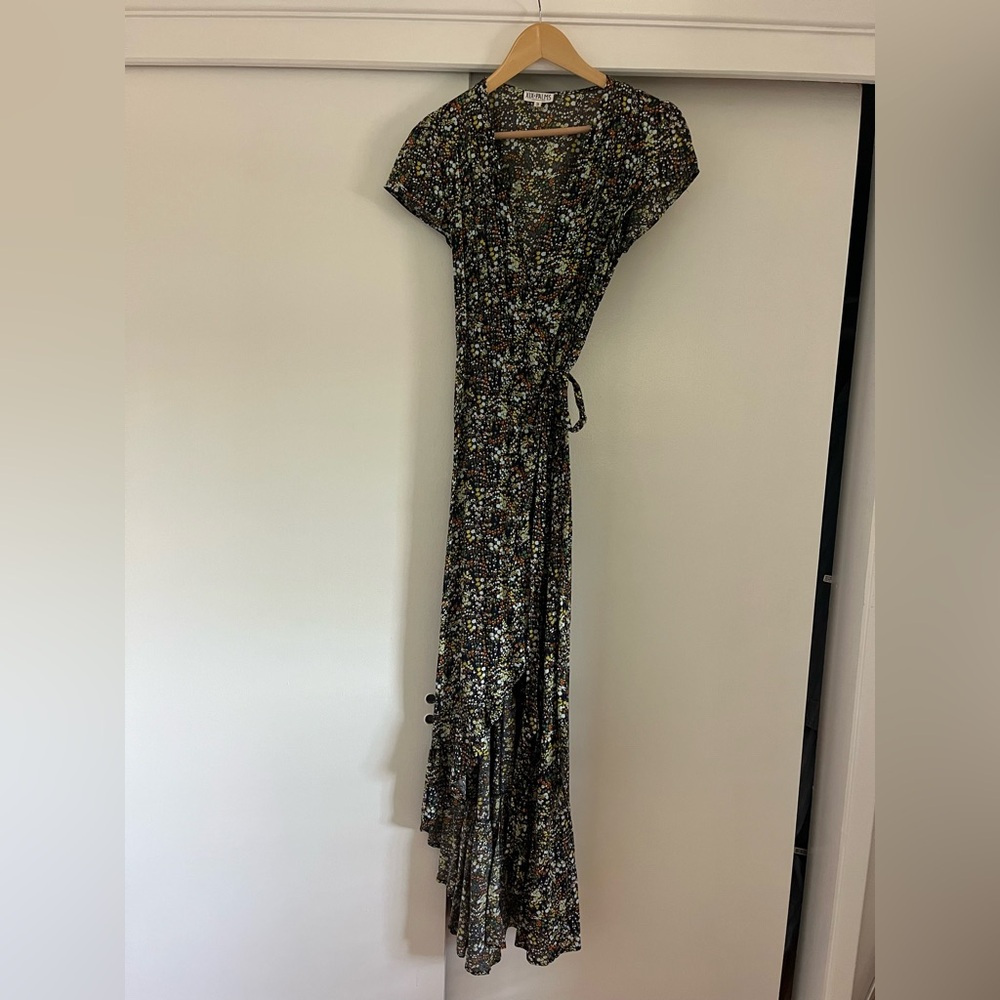 XIX Palms Maxi Wrap Dress